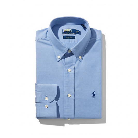 Polo Ralph Lauren Men’s Oxford Slim Fit Full-Sleeve Shirt – sky Blue